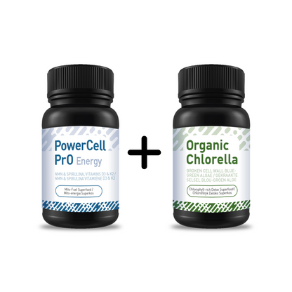 Combo: PowerCell PrO (30s) + Chlorella (60s) - 2-Pack